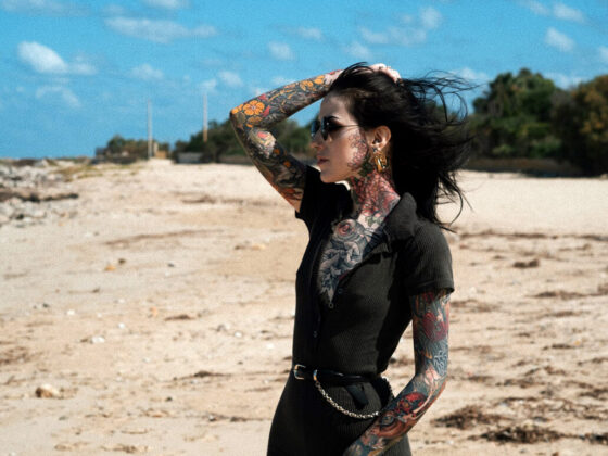 Beth, tattoo model
