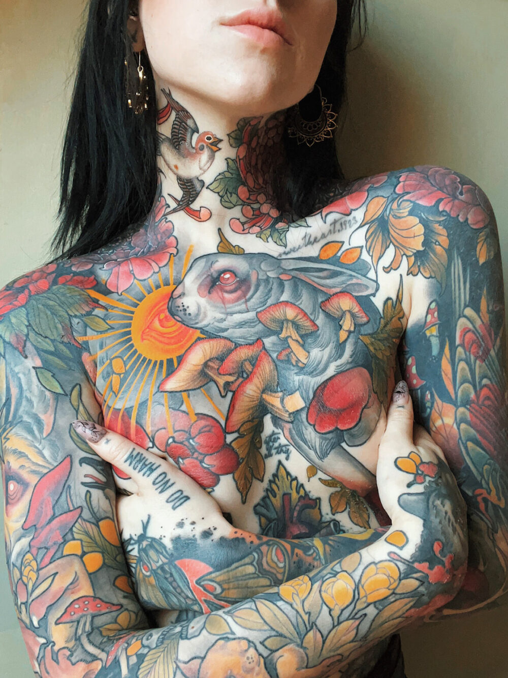 Beth, tattoo model