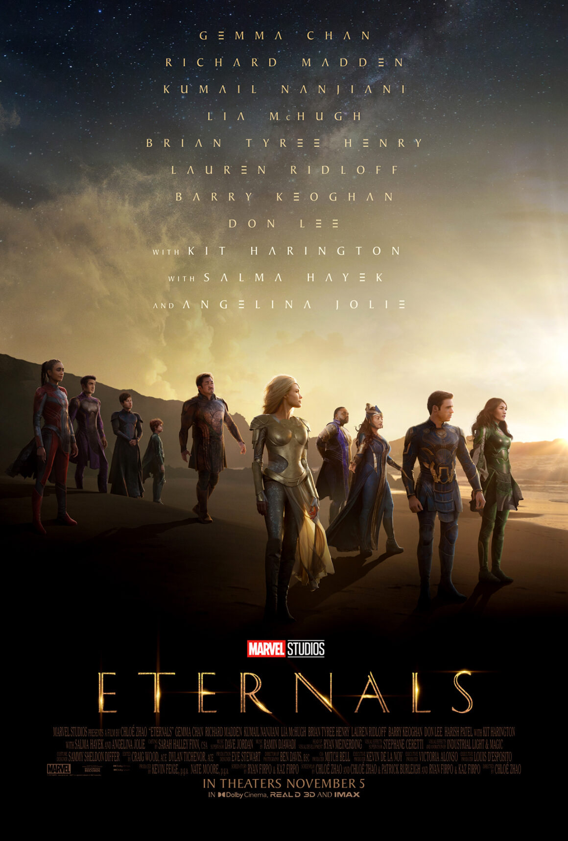 Eternals, movie poster, 2021