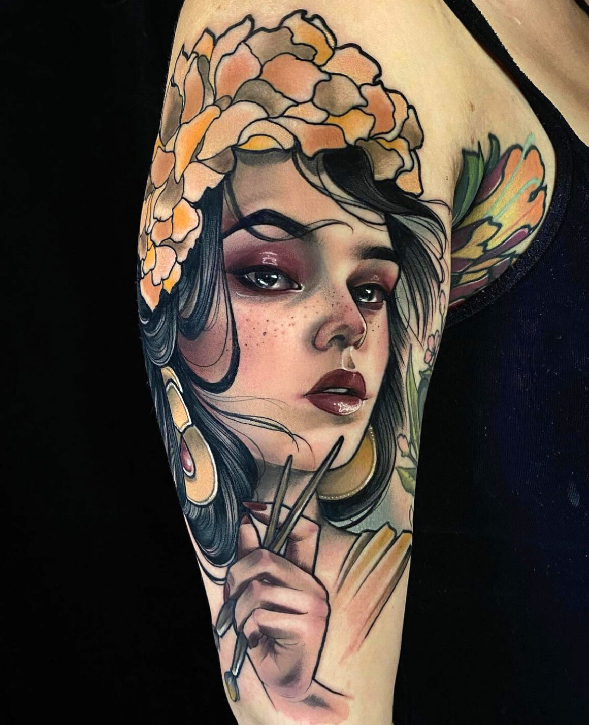 Tattoo by Raquel Escudero, @raquel_tattoofreaks