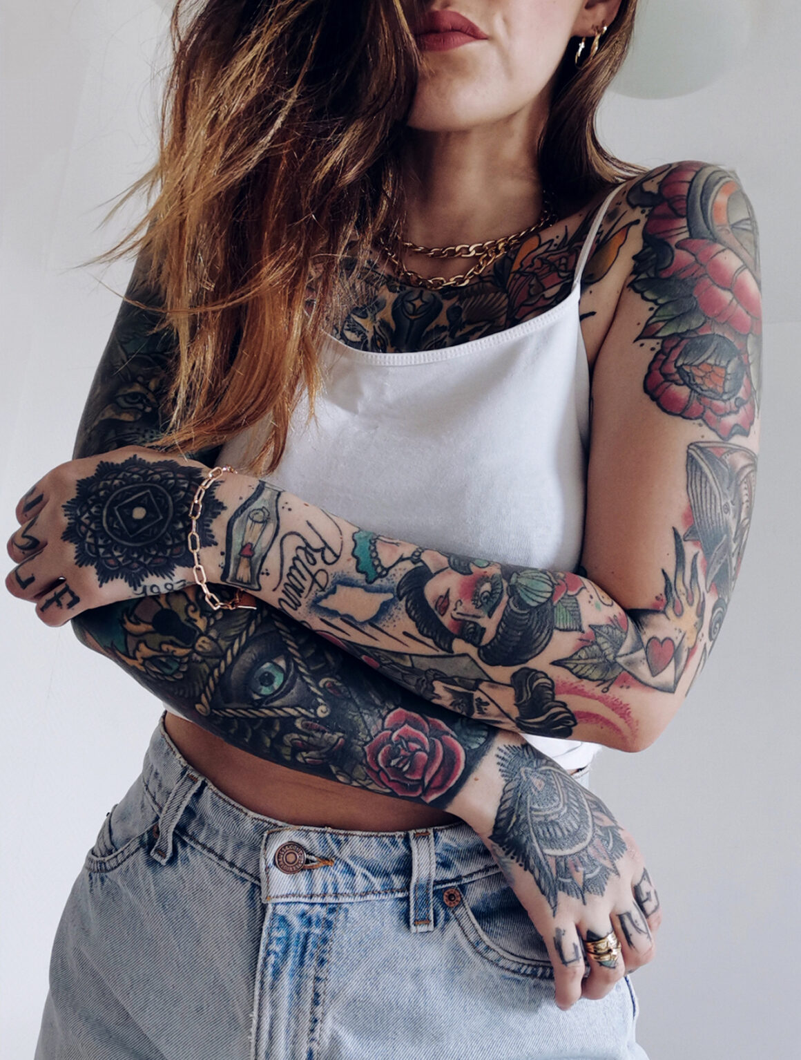Amela, tattoo model