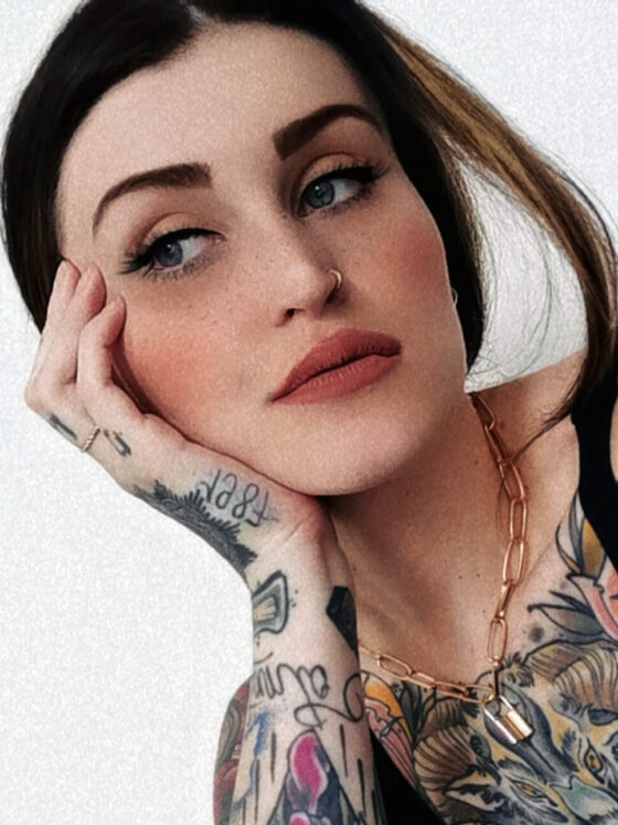 Amela, tattoo model