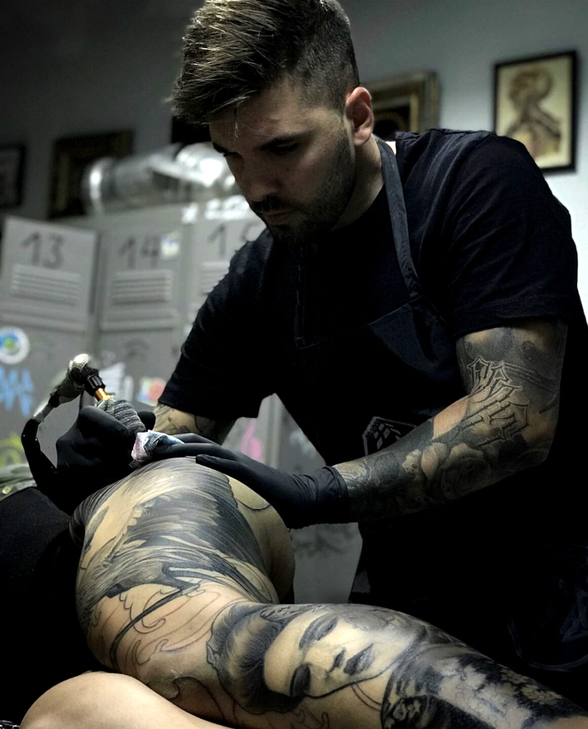 Franky Lozano, tattoo artist, @franky_lozano