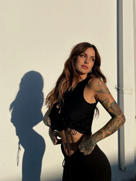Nice to Mitra, tattoo model