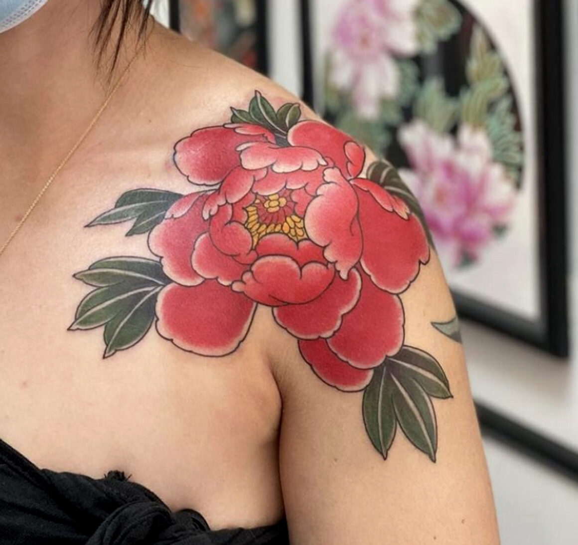 UPDATED 40 Peony Tattoos that Pop