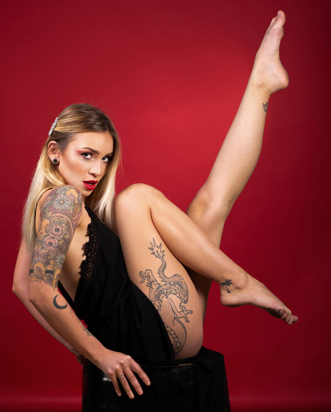 Yuna, tattoo model