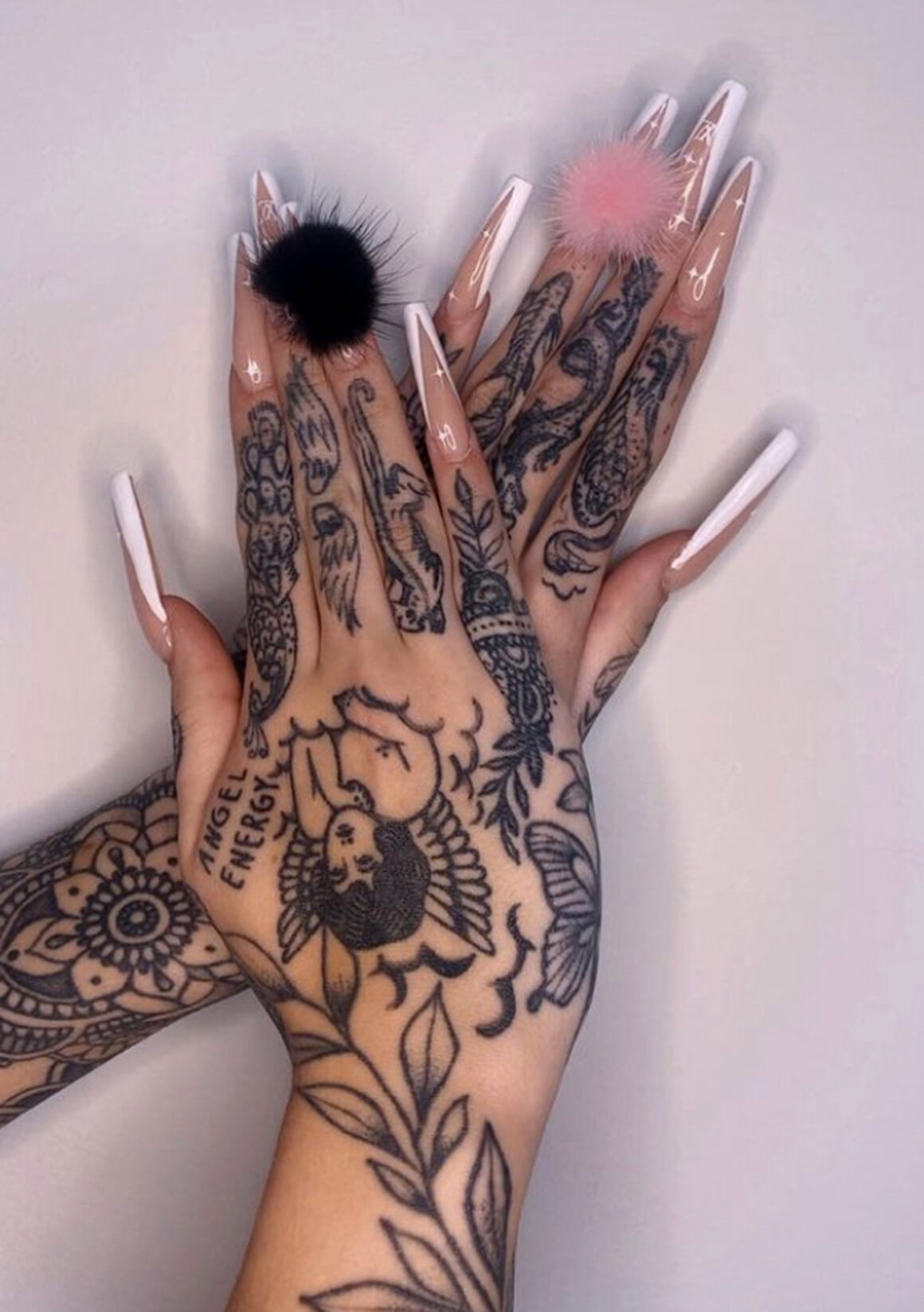 Cherry, tattooed girl