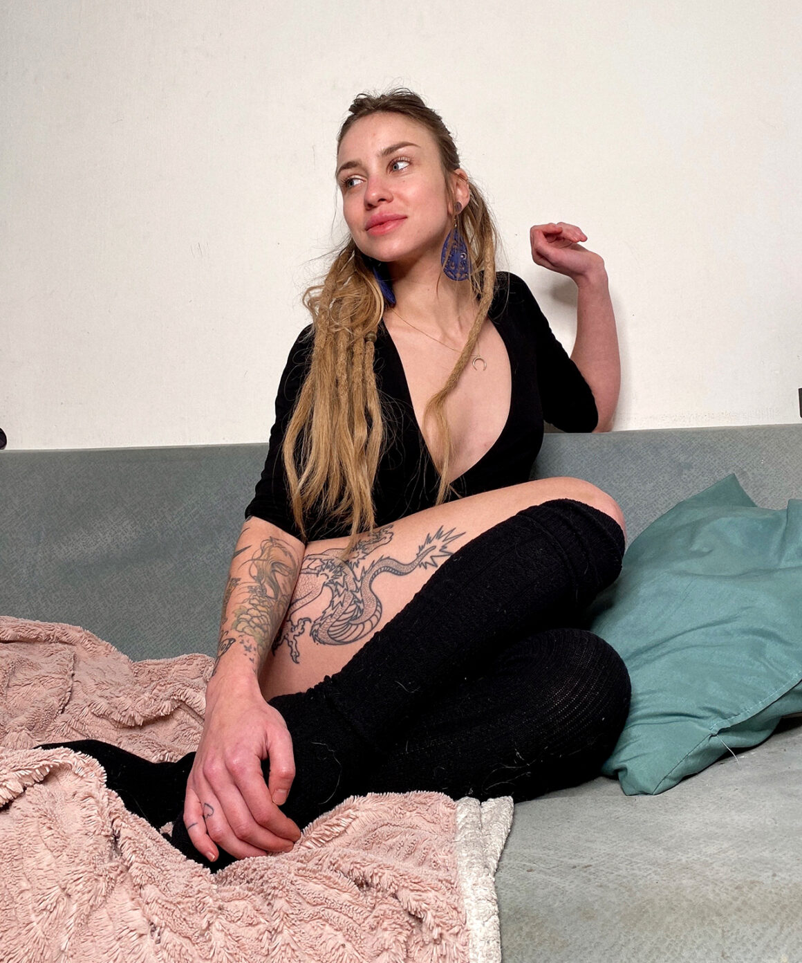 Yuna, tattoo model