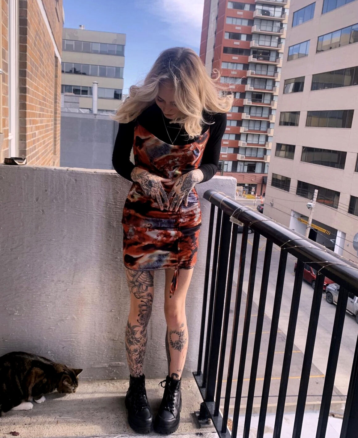 Cherry, tattooed girl
