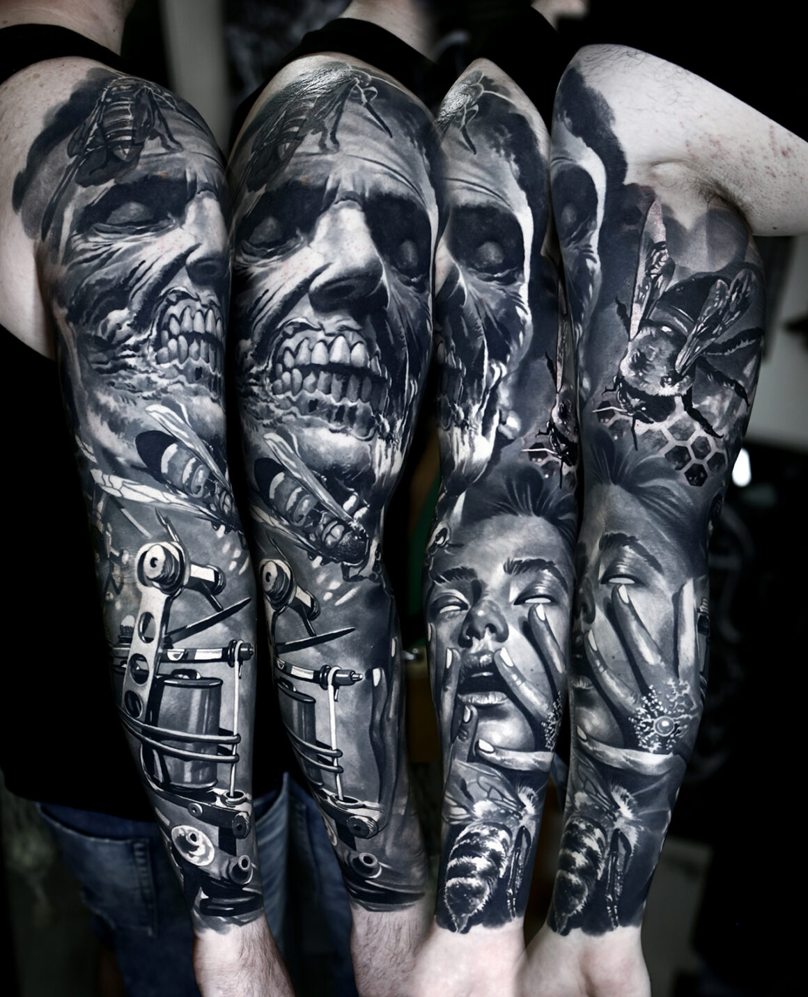 Tattoo by Domantas Parvainis, @domantasparvainis