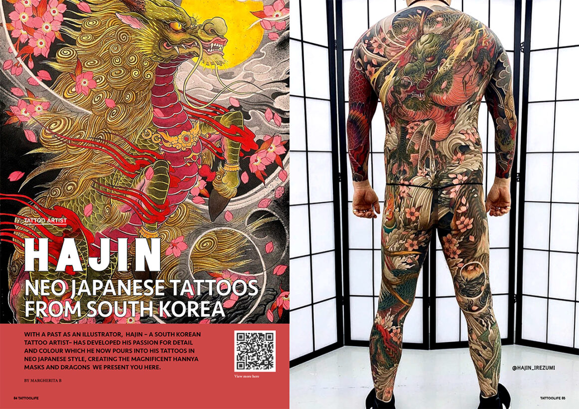 Hajin Neo Japanese tattoos from South Korea