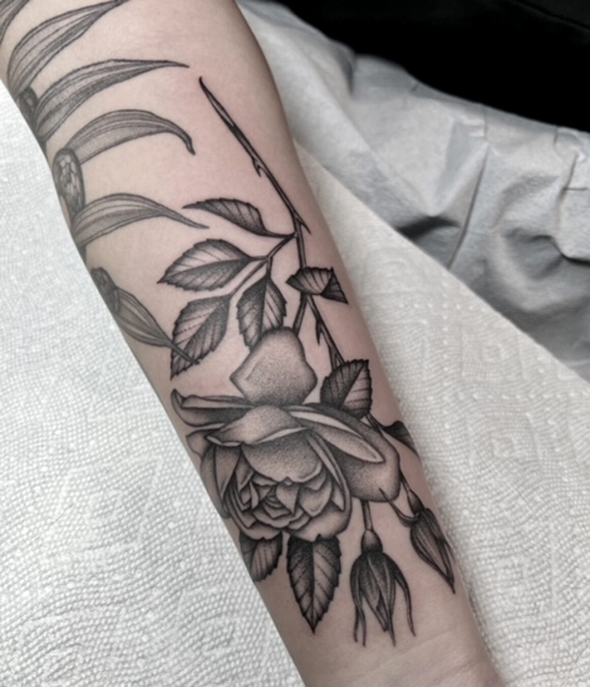 Tattoo by Sarah Herzdame, @herzdame