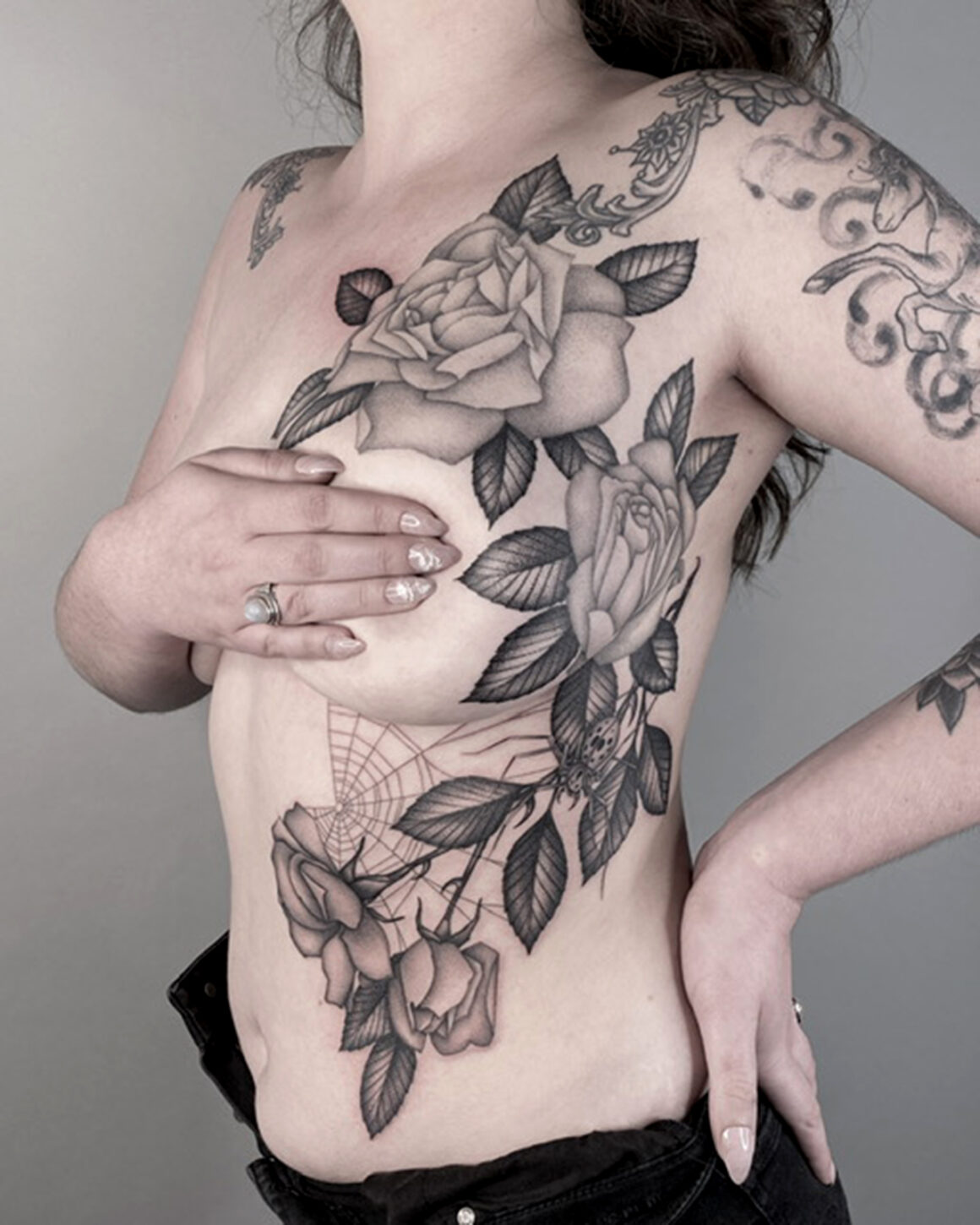Tattoo by Sarah Herzdame, @herzdame
