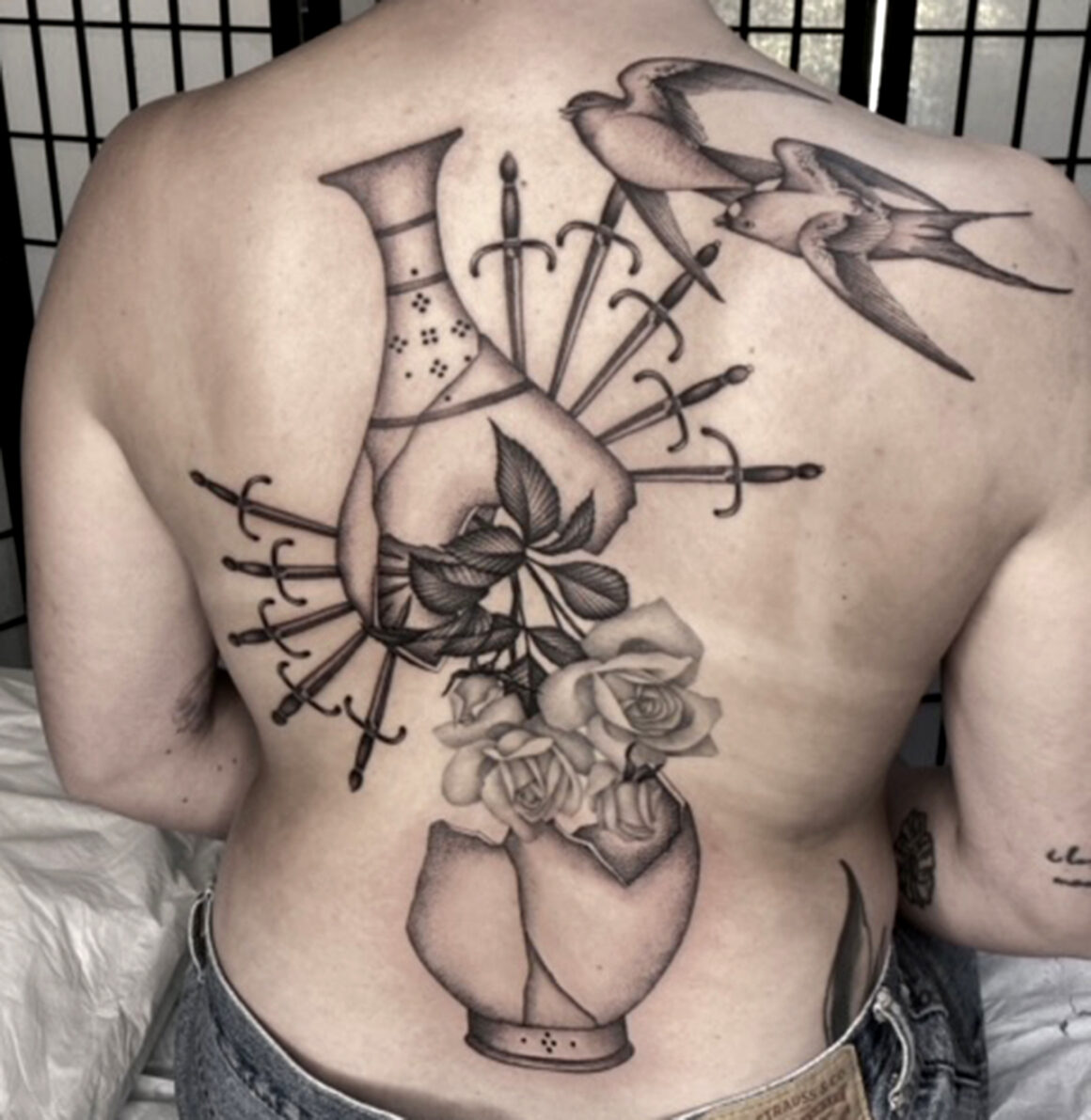 Tattoo by Sarah Herzdame, @herzdame