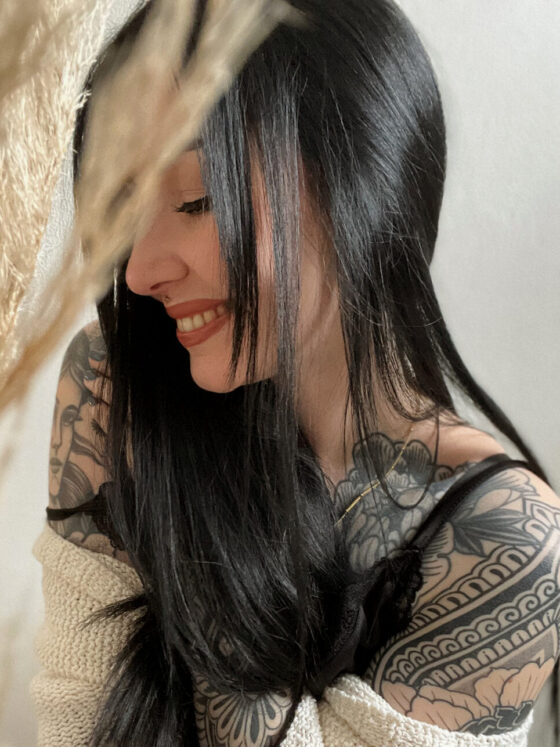 Sammy, tattoo model