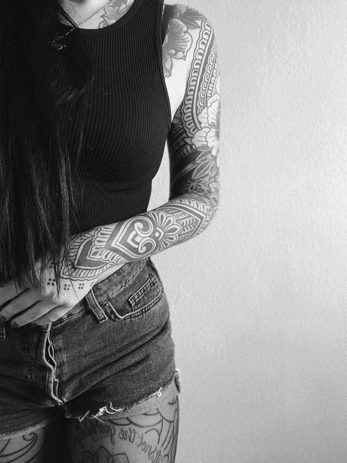 Sammy, tattoo model