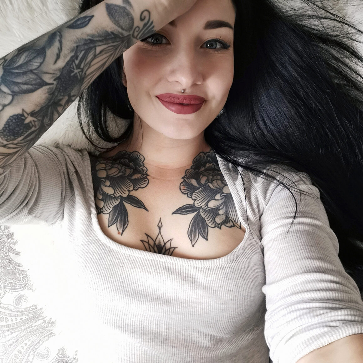 Sammy, tattoo model