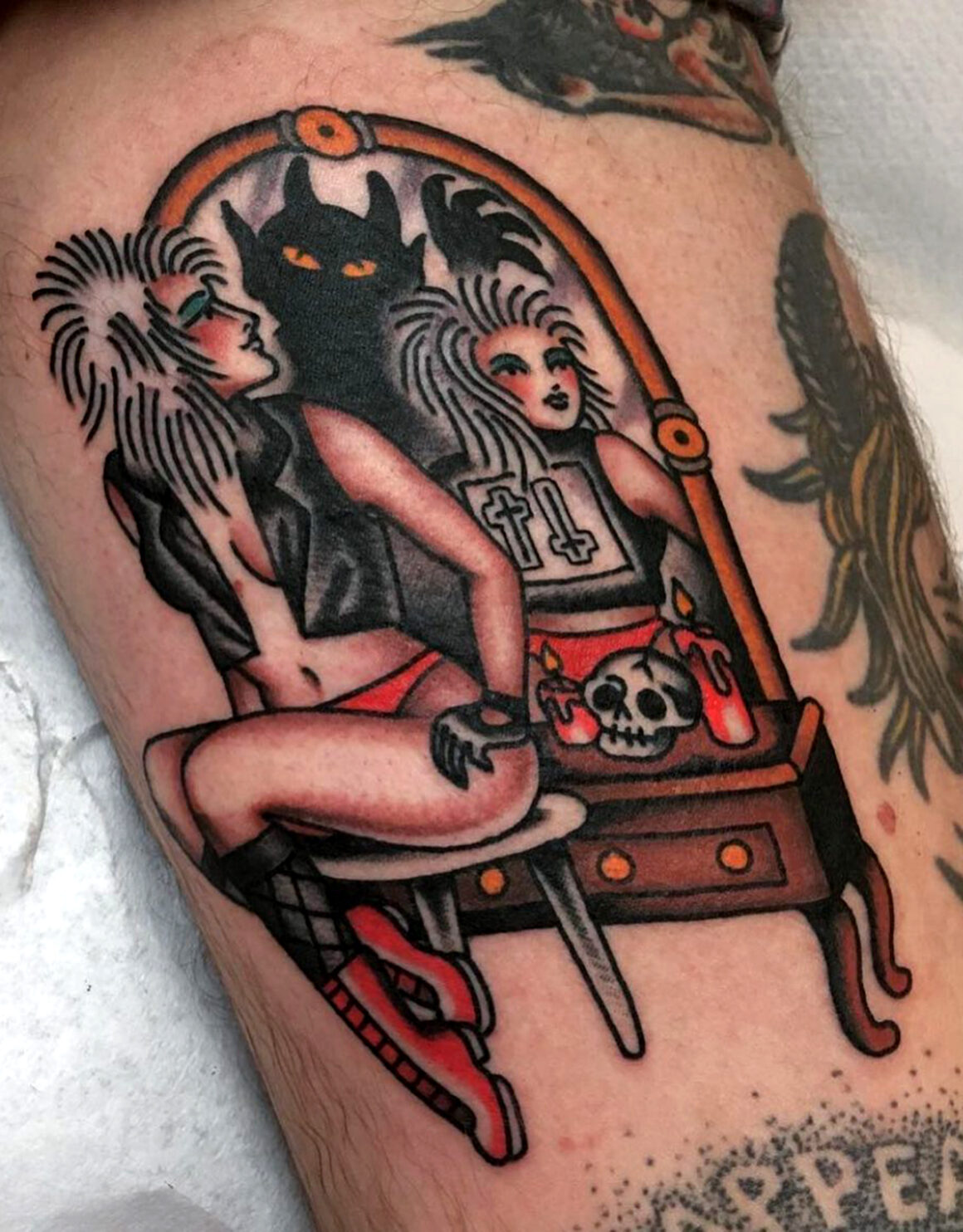 Tattoo by Moira Ramone, tattoo artist, @moira.ramone