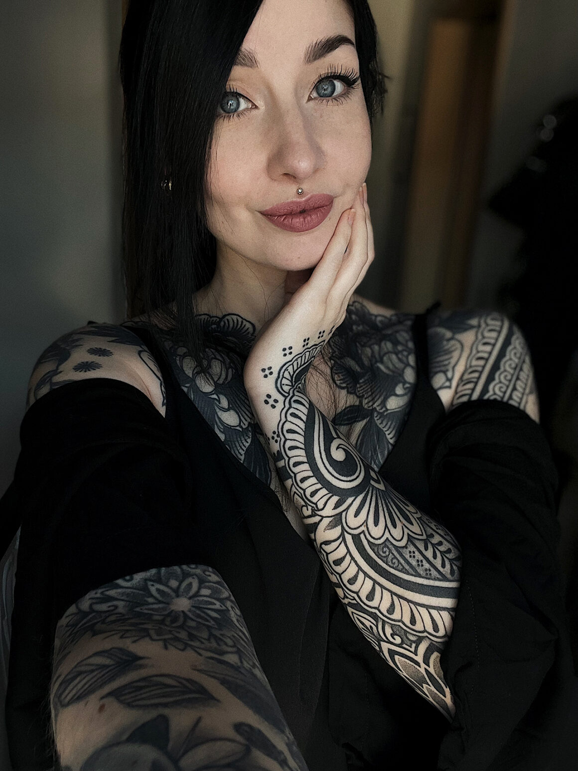 Sammy, tattoo model
