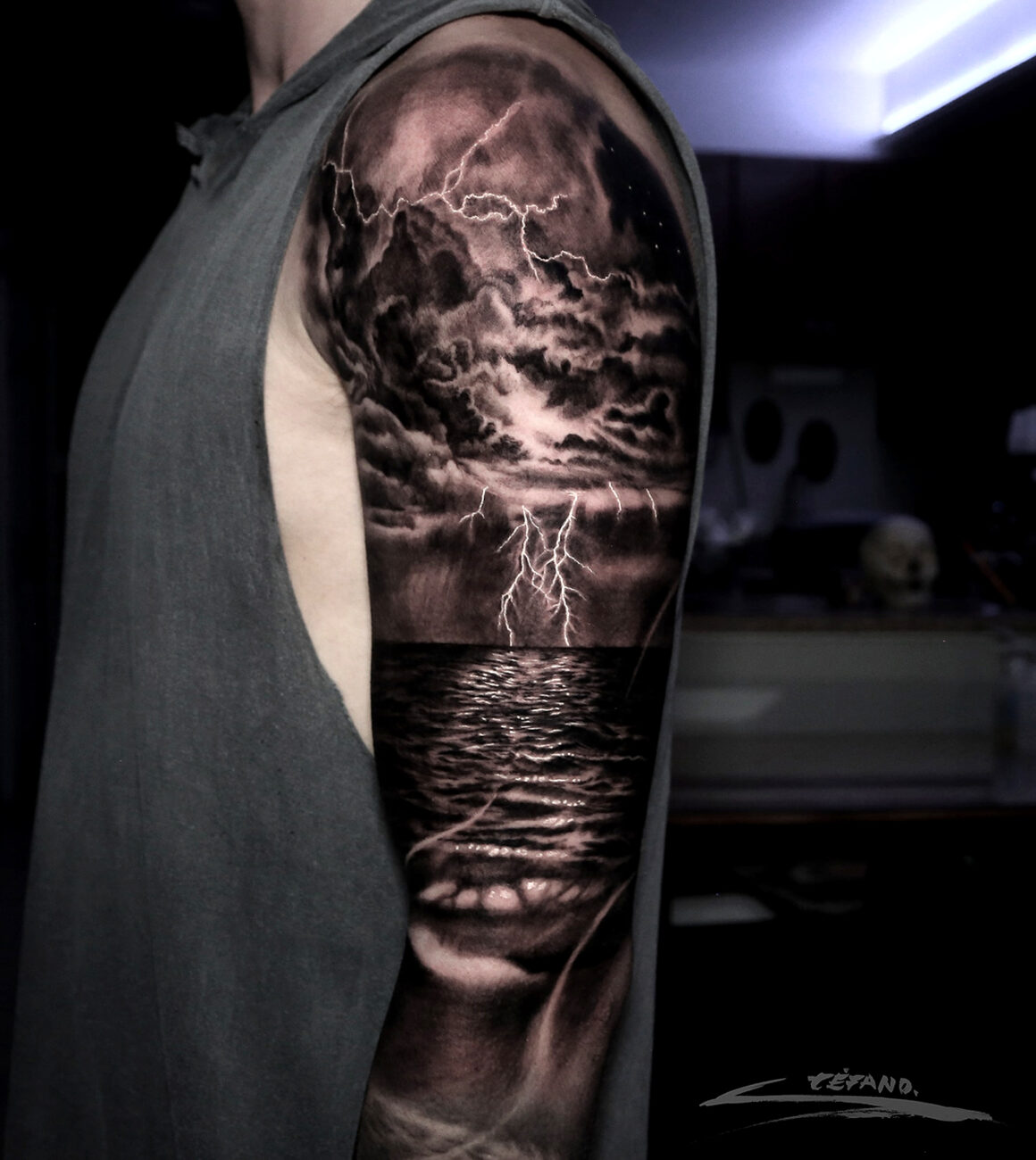 Stefano Alcantara, tattoo, @stefanoalcantara