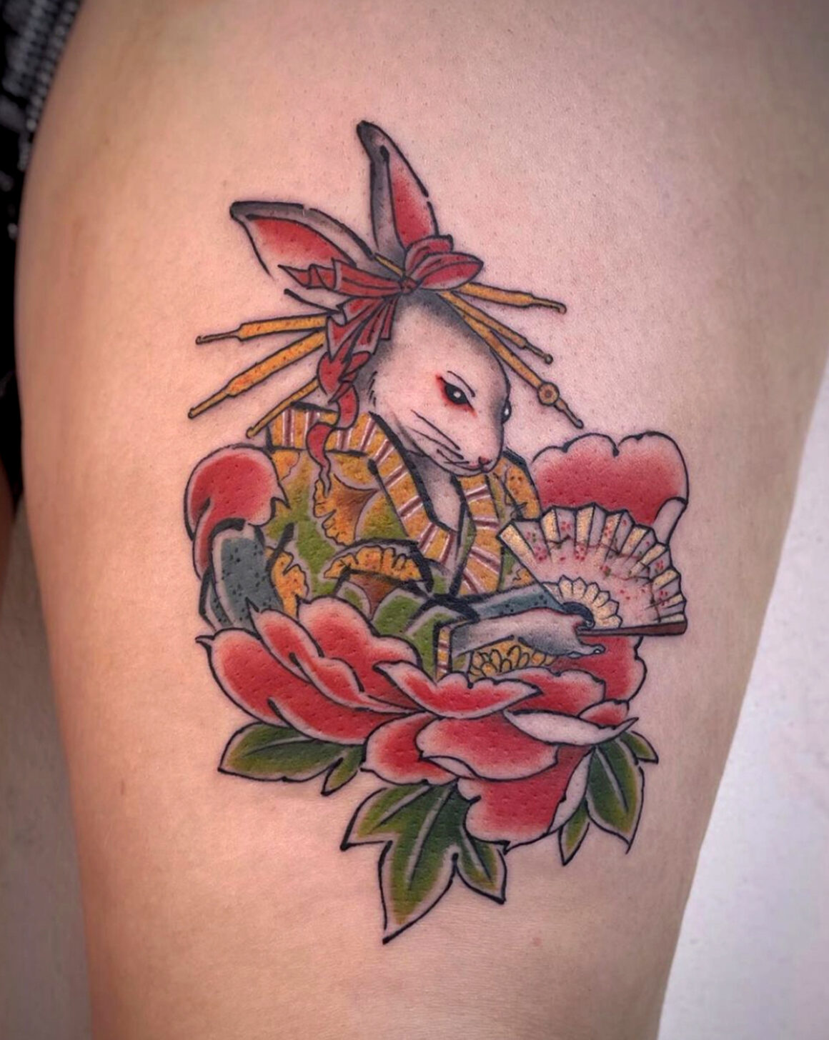 Rabbit Tattoo Meaning: and Design Exploring the Symbolism of a Popular Animal Tattoo.