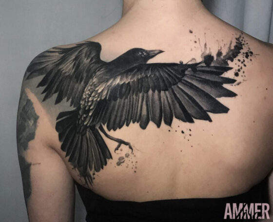 The Crow and its wealth of cultural and symbolic imagery in tattoos ...