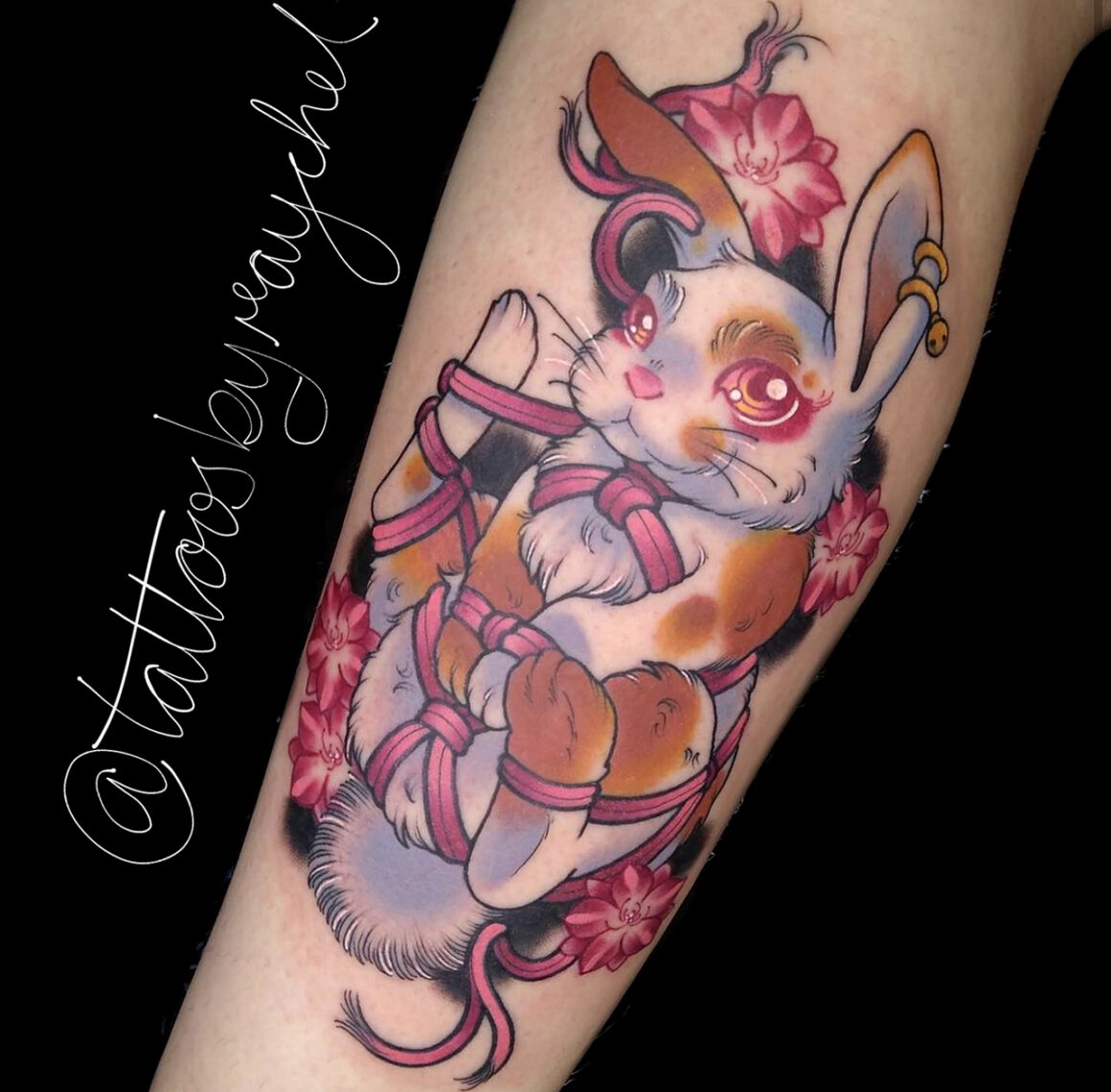 Cute Rabbit Tattoo | InkStyleMag