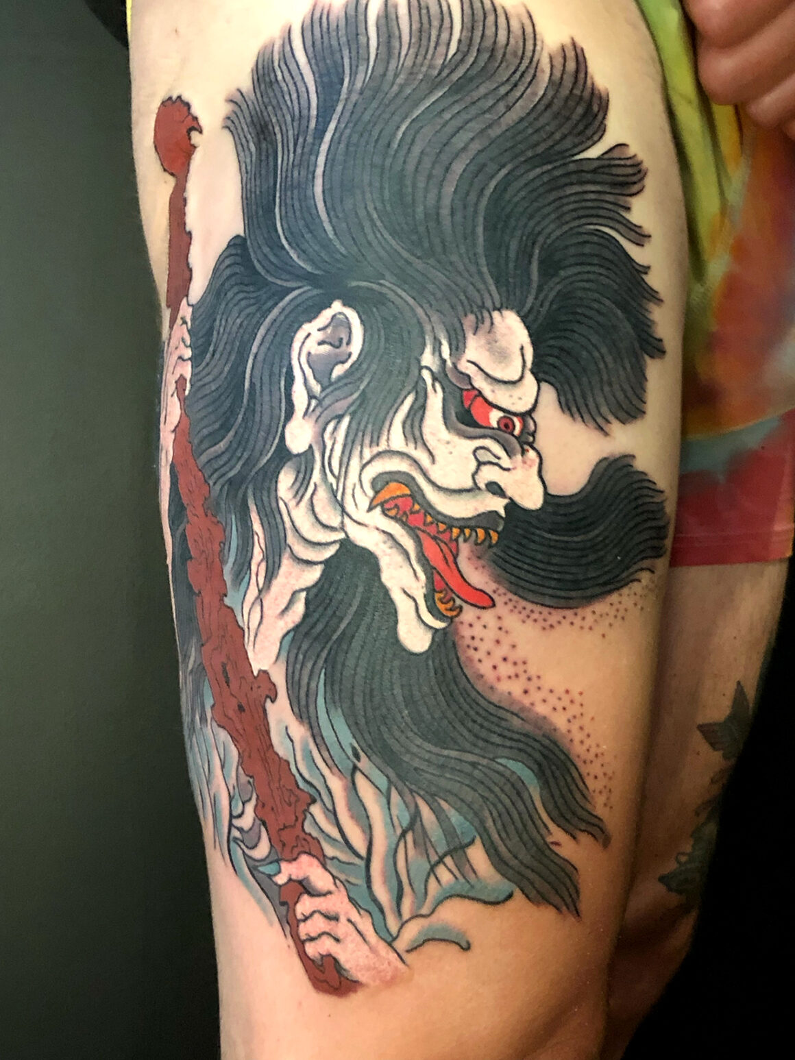 Tattoo by Lango Oliveira, Five Points Tattoo NYC