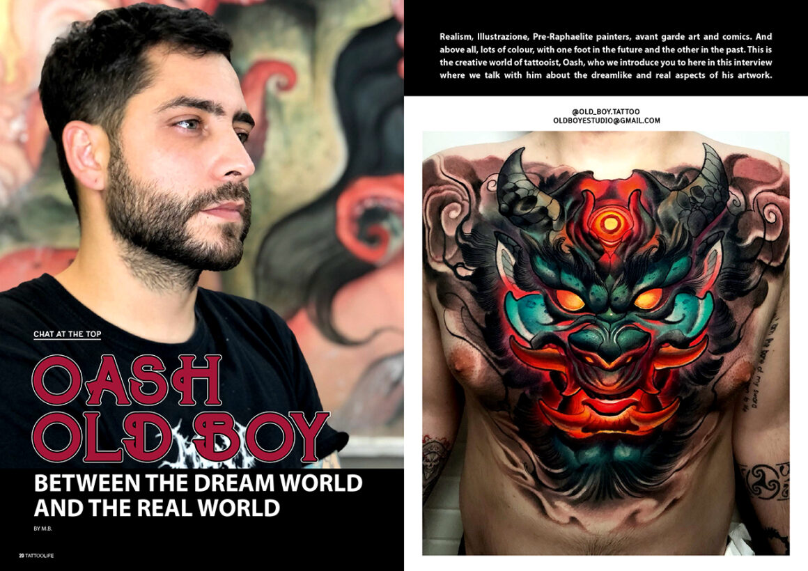 Chat at the top with the Spanish tattoo artist Oash