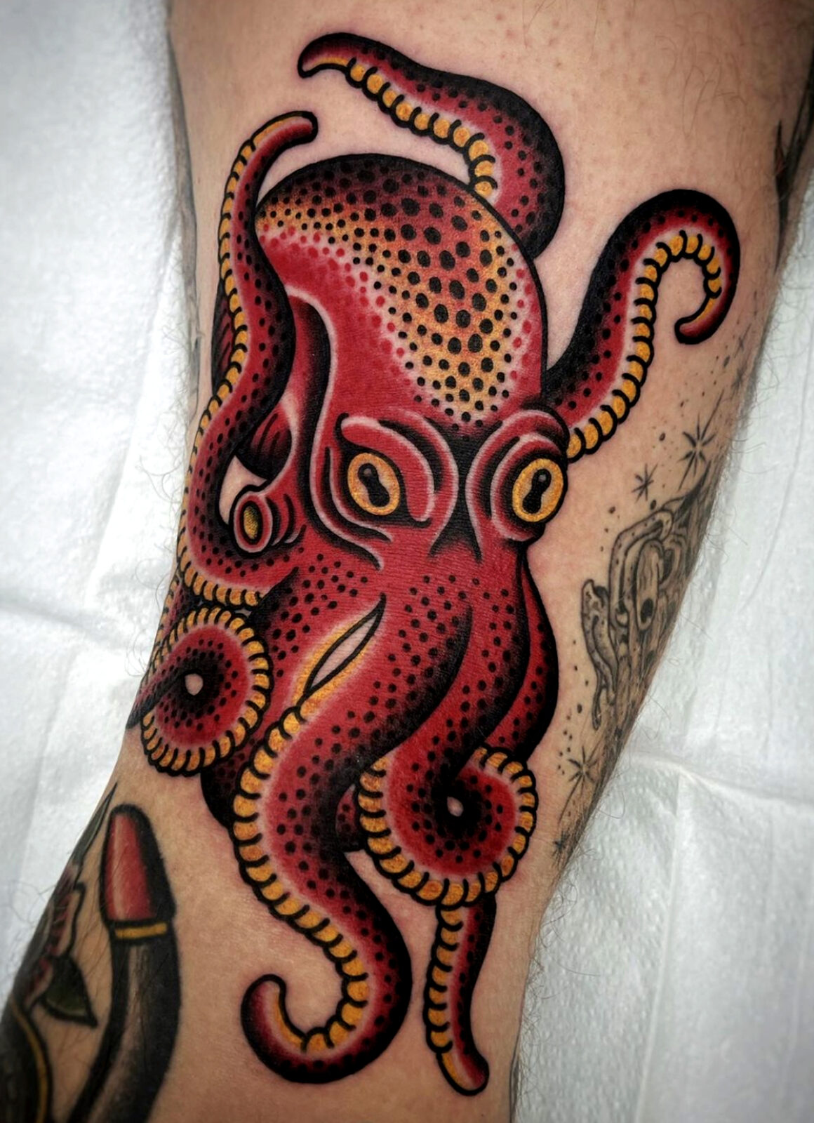 Tattoo by Andrew Baysinger, @andrewbtattooer