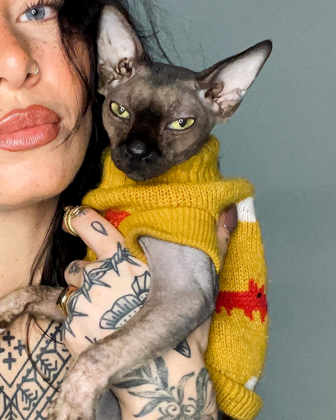 Tindra Tamara, tattoo model