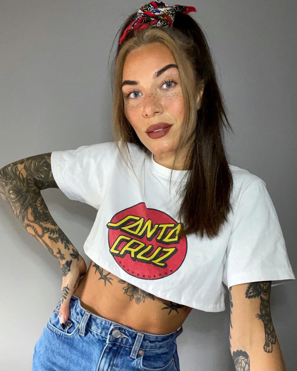 Tindra Tamara, tattoo model, @tamaratattooing