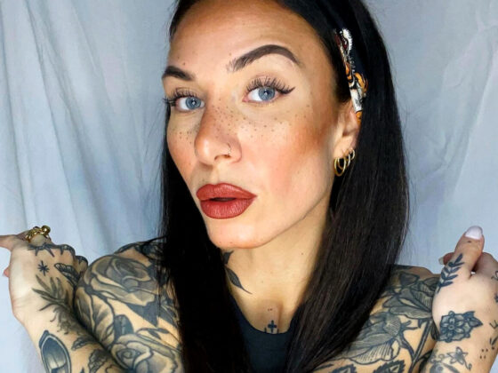 Tindra Tamara, tattoo model, @tamaratattooing