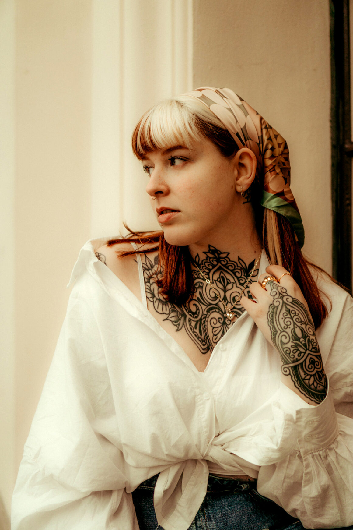 Marry, tattoo model