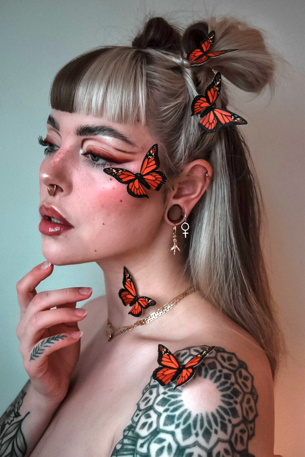 Emilie, tattoo model, @emelieaxelson