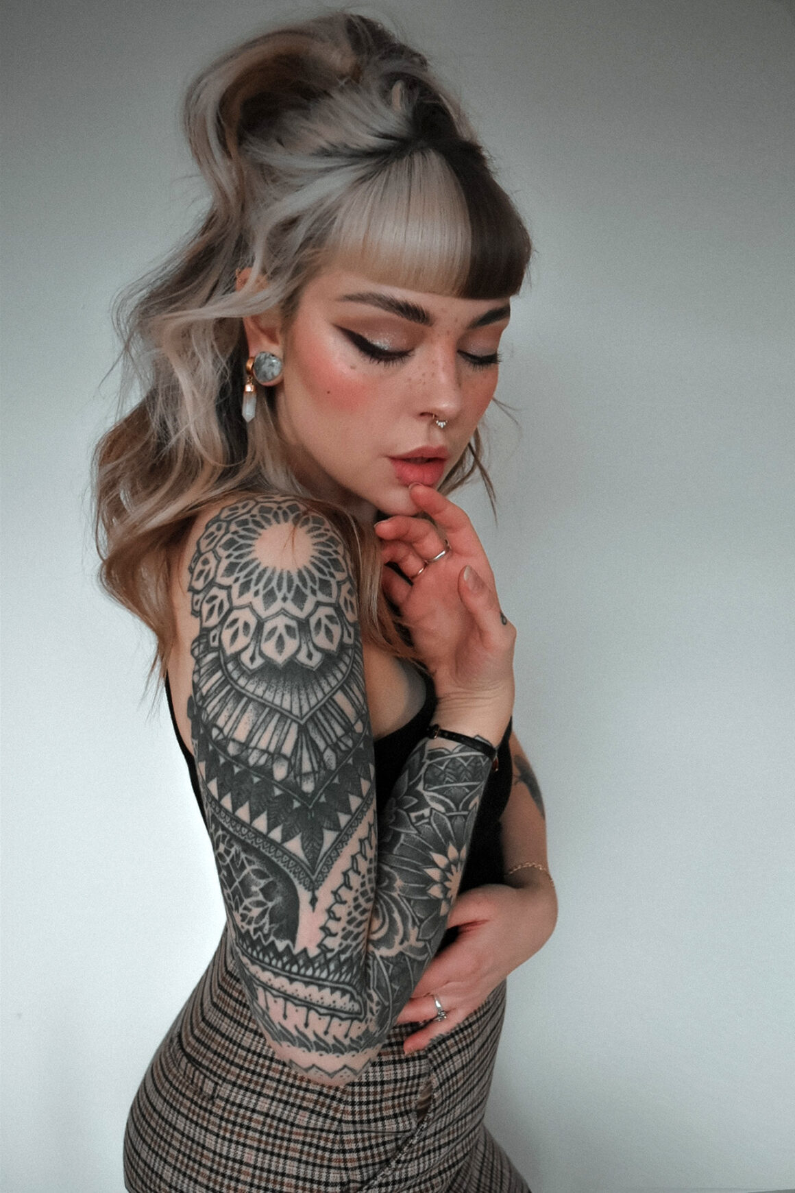 Emilie, tattoo model, @emelieaxelson