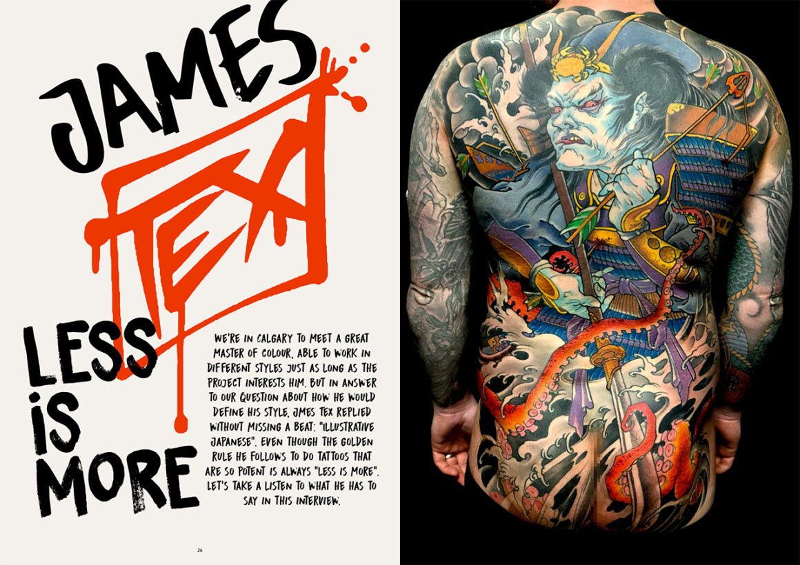 Chat of the top with the Canadian tattoo artist James Tex