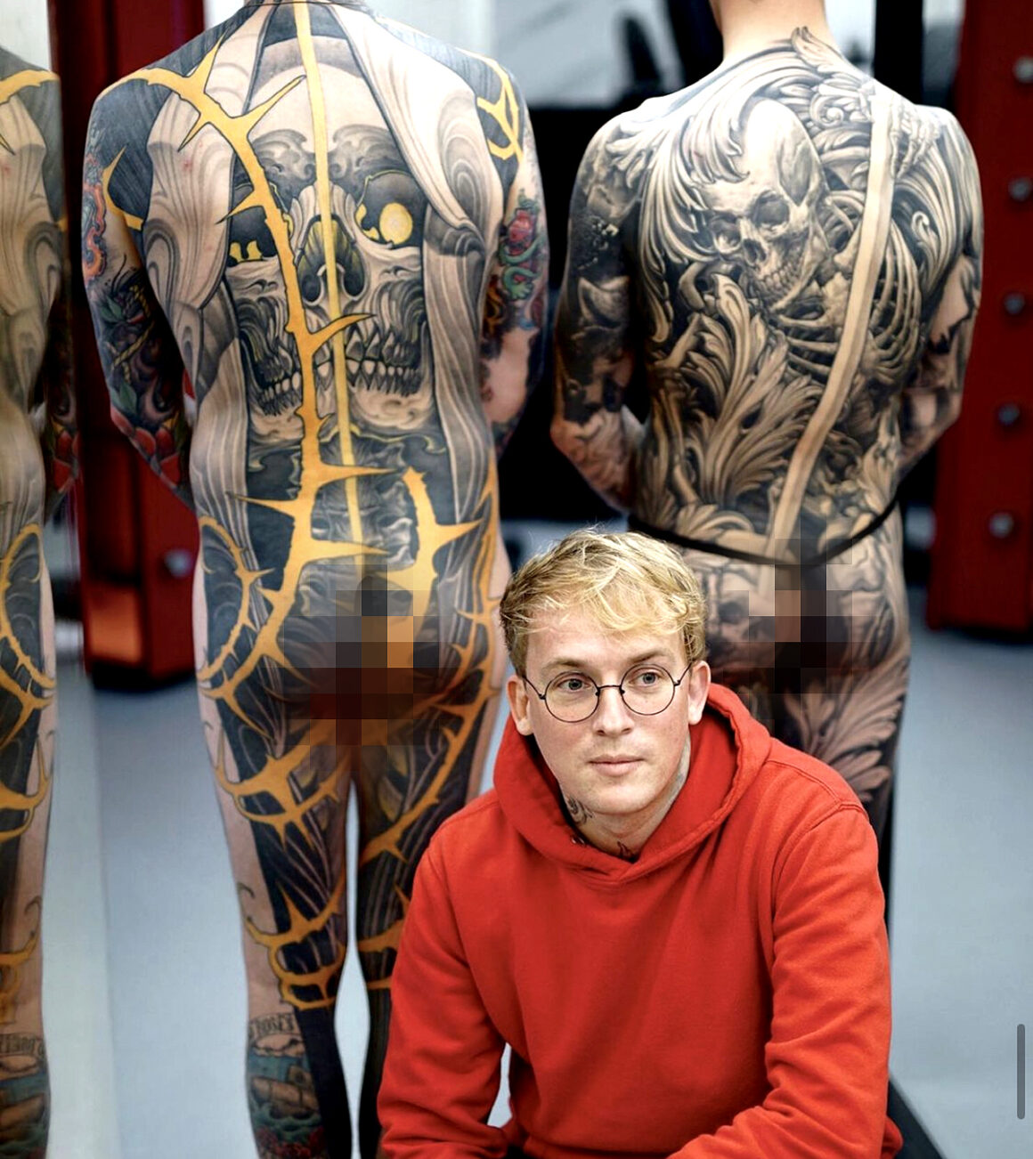 World's most tattooed people are unrecognisable in throwback snaps from  before they inked up - can you guess who's who? | The US Sun