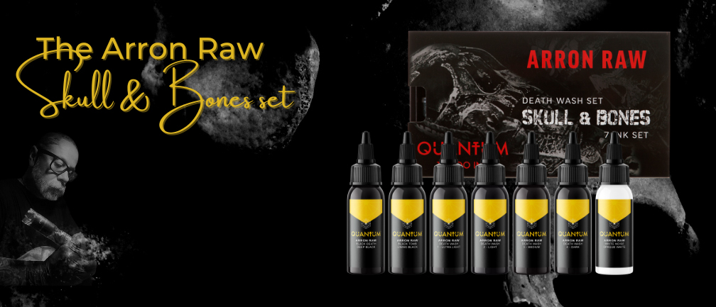 Quantum Tattoo Ink Skull & Bones Set