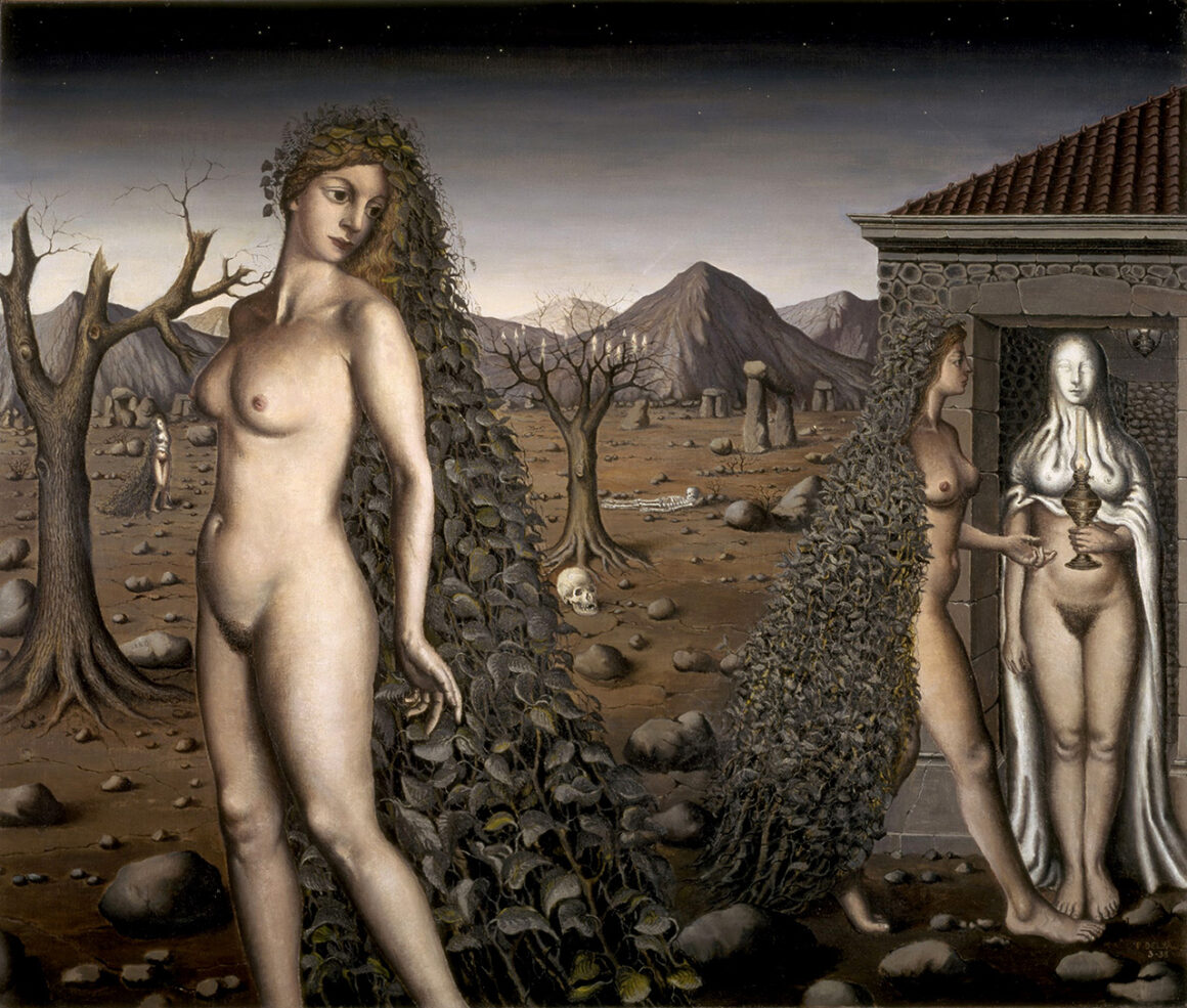 Paul Delvaux, the call of the night