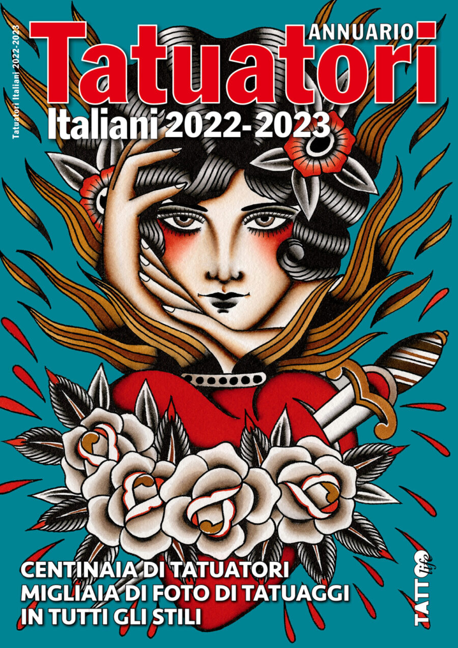 Couverture de l'Annuaire des Tatoueurs talian 2022/2023