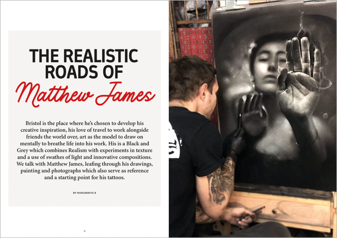 Chat at the top with the British tattoo artist Matthew James