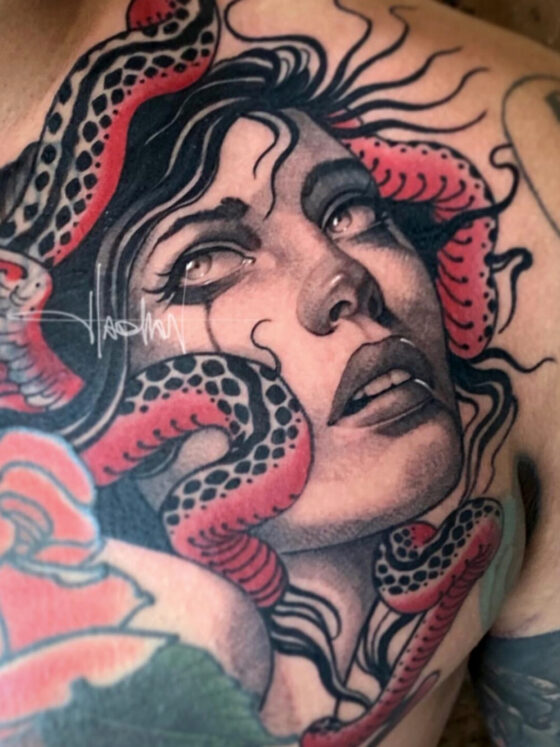 Tattoo by Justin Hartman, @justinhartmanart