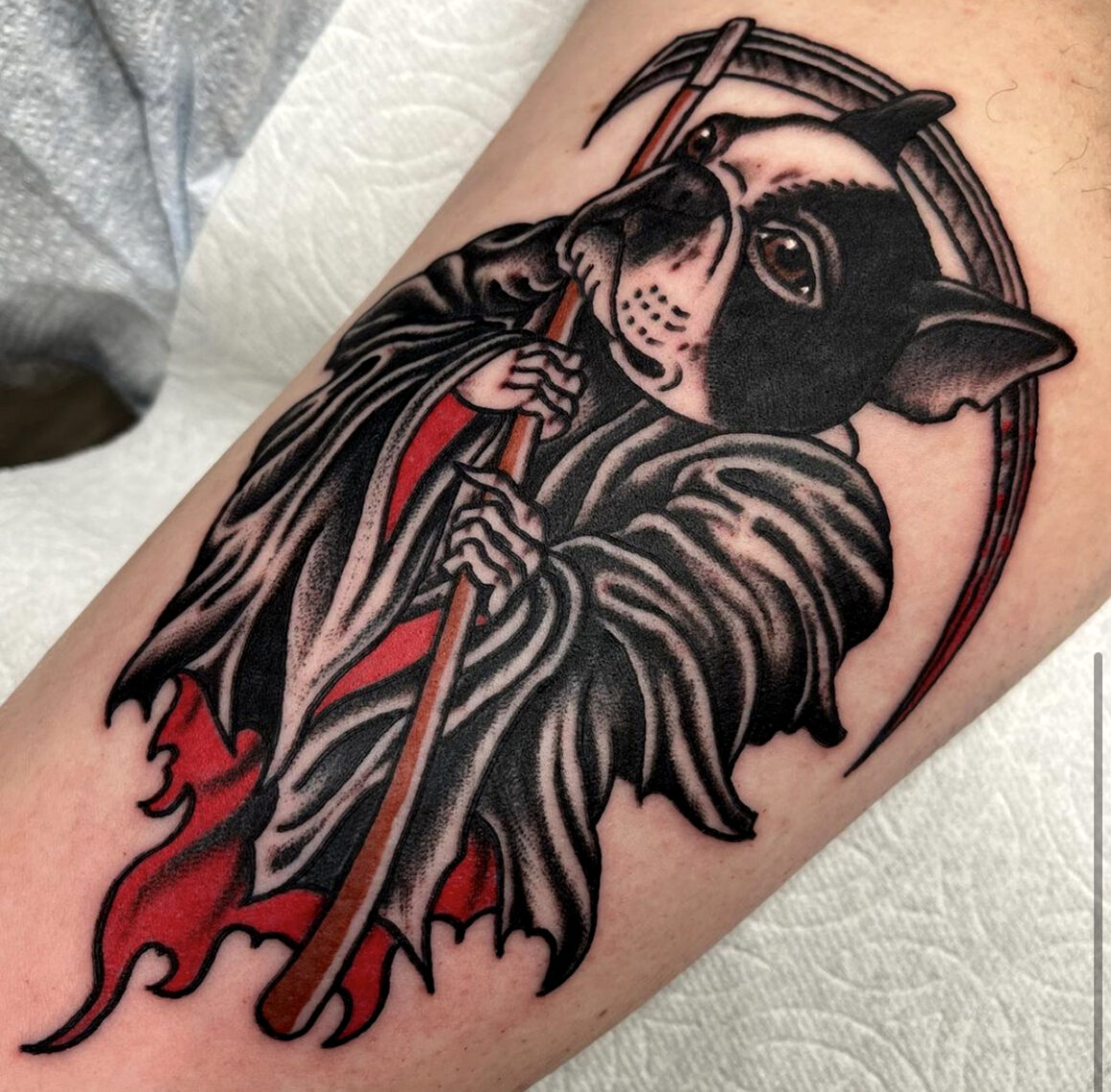 traditional grim reaper tattoo by dragontalestattoo on DeviantArt