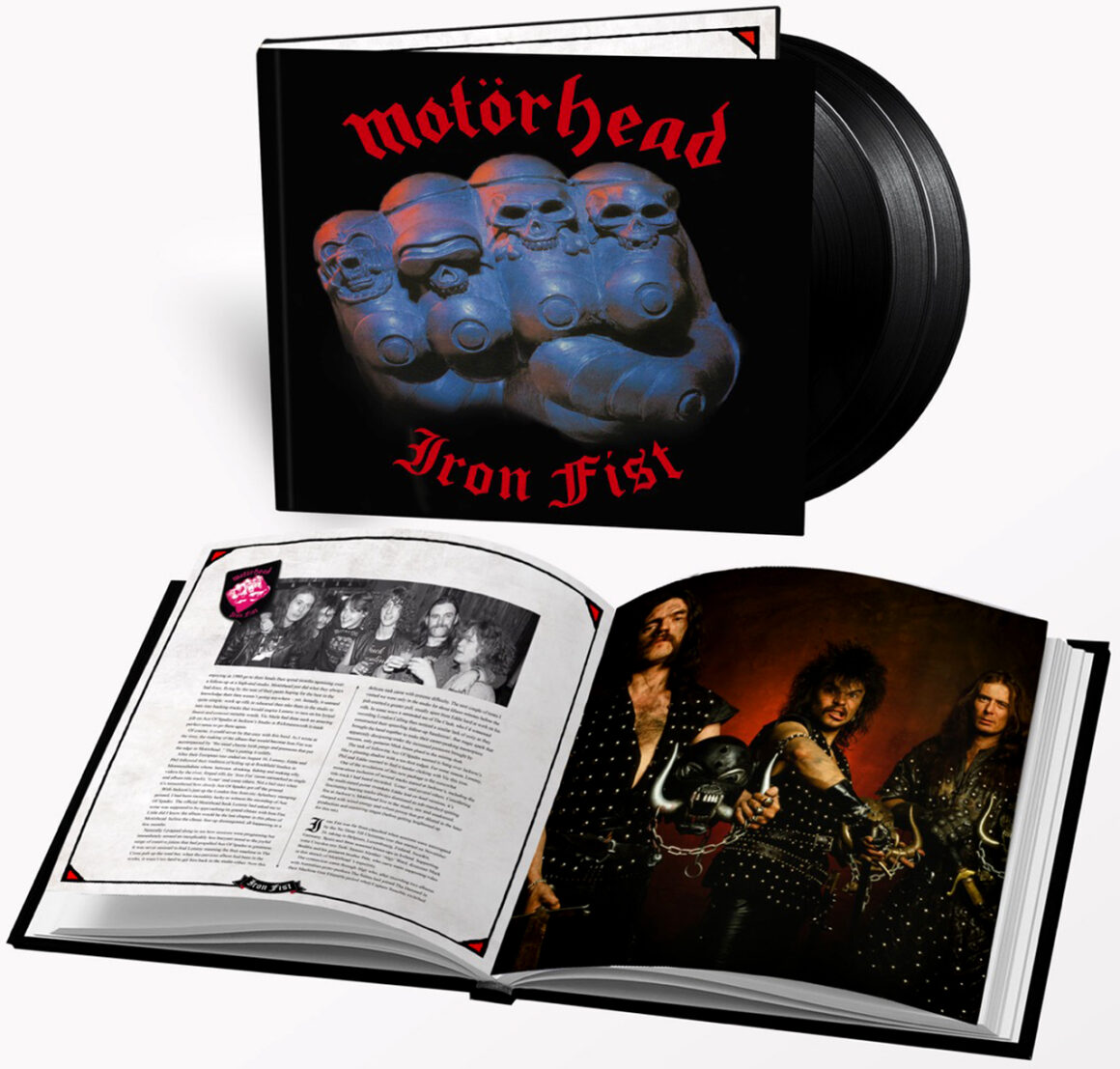 Motorhead, réédition d'Iron Fist deluxe, @officialmotorhead