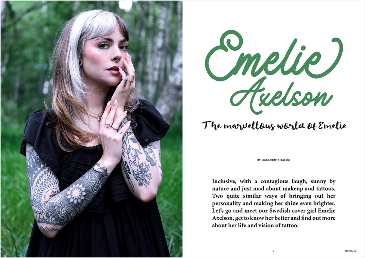 Cover girl: Emelie Axelson