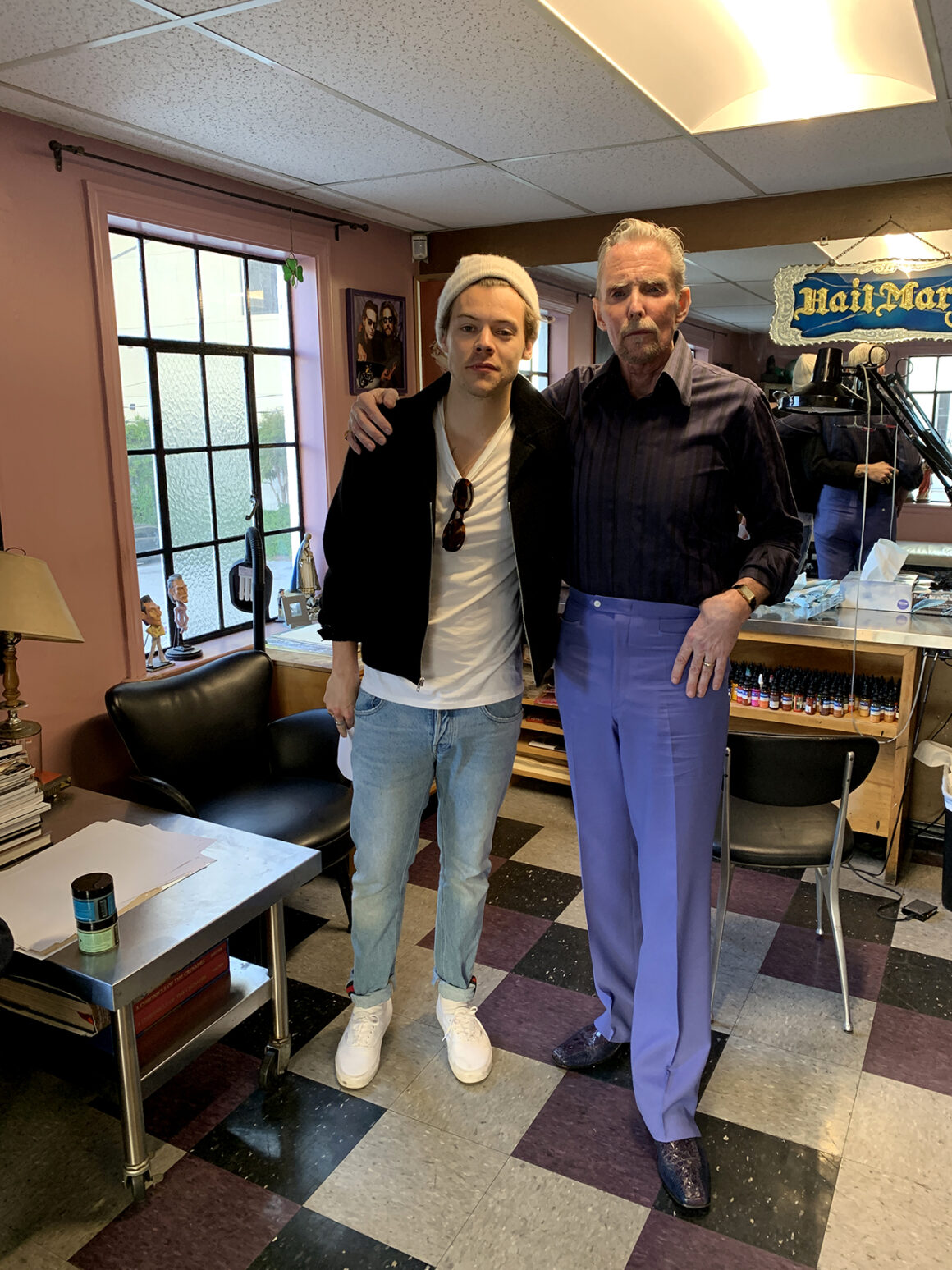 Harry Styles with Mark Mahoney