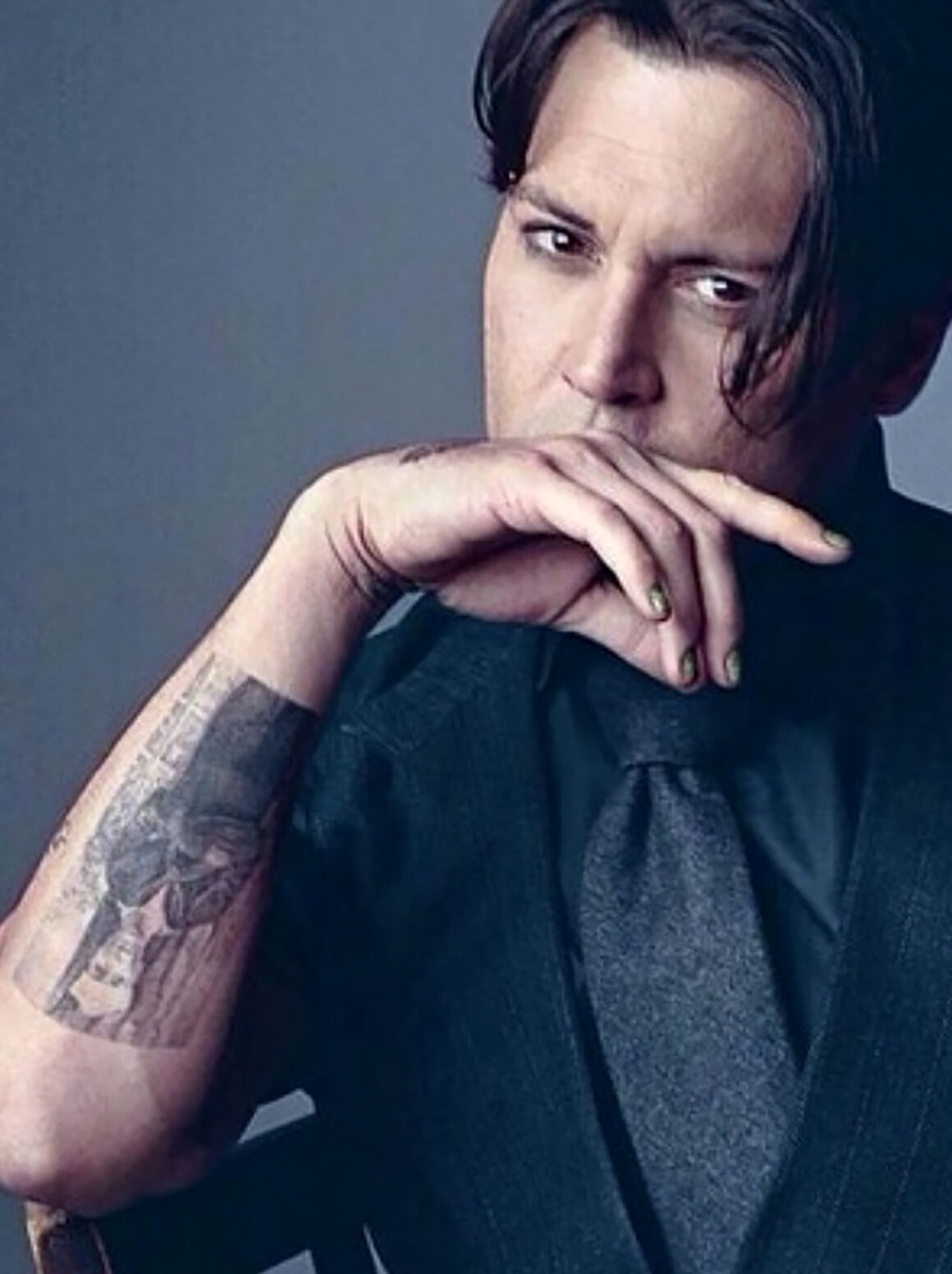 Jhonny Depp tattooed by Mark Mahoney