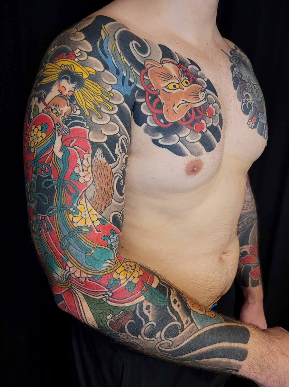 Tattoo by Yom Tattooing, tattoo artist, @_yom_