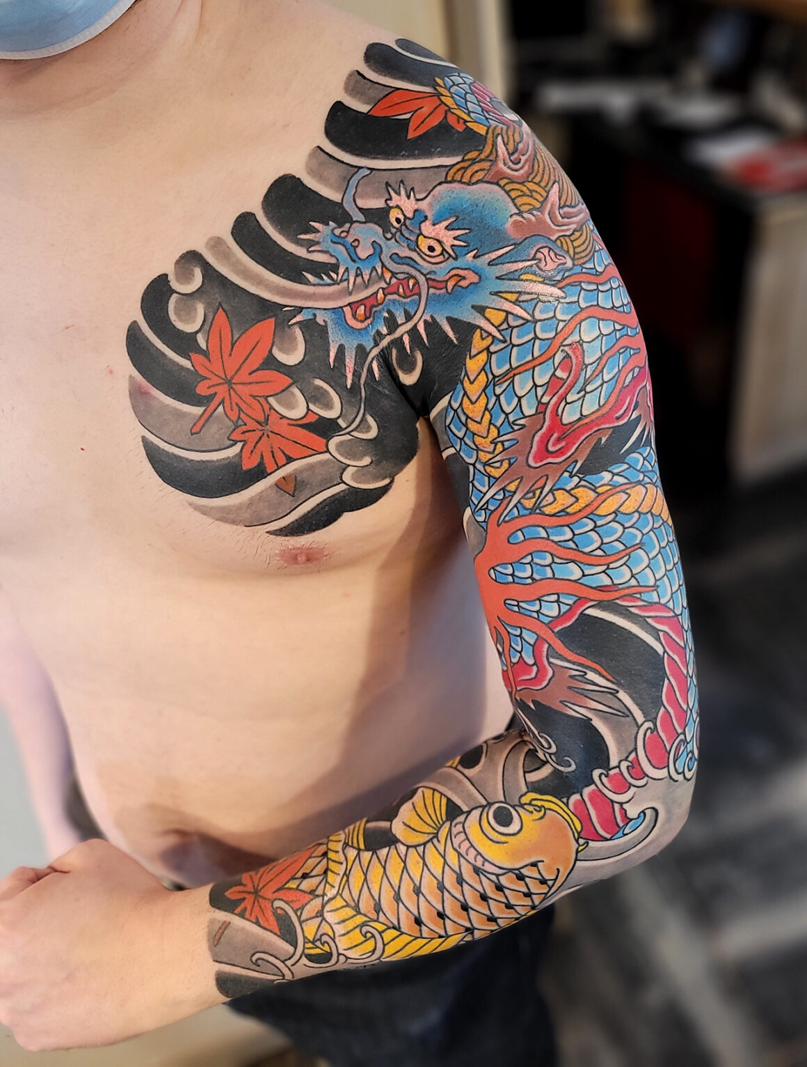 Tattoo by Yom Tattooing, tattoo artist, @_yom_